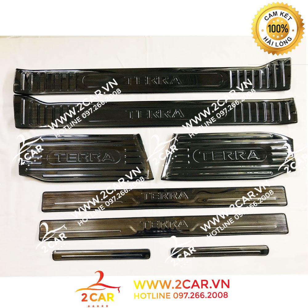 Ốp Bậc Cửa Trong Ngoài NISSAN TERRA, chất liệu Titan