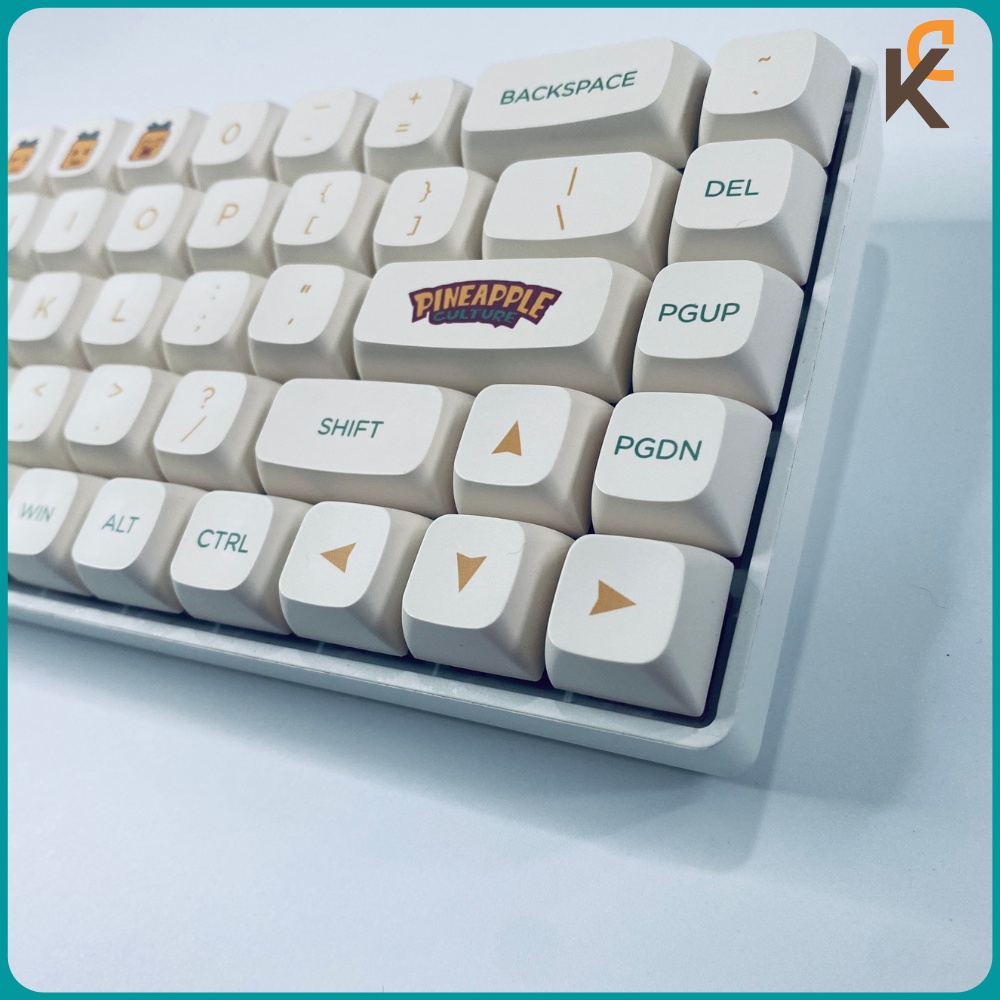 Nút Keycap Pineapple - Keycap Dứa XDA PBT Dành Cho Bàn Phím Cơ