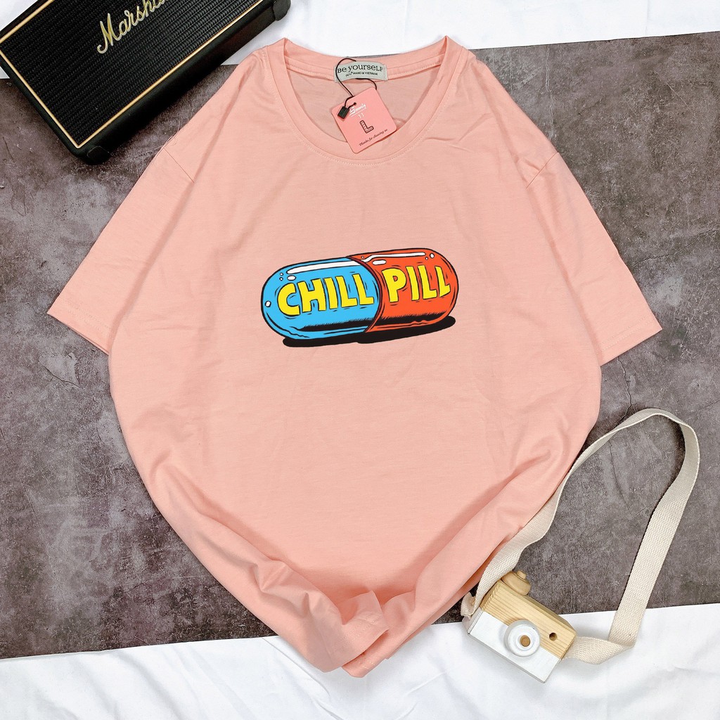 - Áo thun tay ngắn Be Yourself unisex size M L XL - VIÊN CHILLPILL