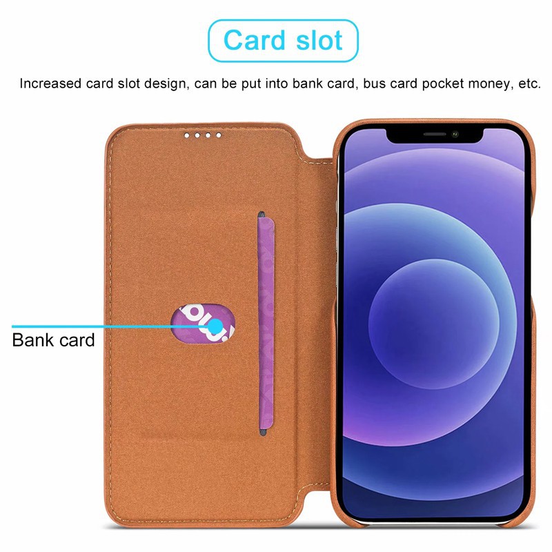 Bao da điện thoại kiểu ví nắp gập có giá đỡ cho iPhone 12 Pro Max/12 Mini/11 Pro Max/SE 2020/XS Max/XR/X/8+/7+/6S+/6+ | BigBuy360 - bigbuy360.vn