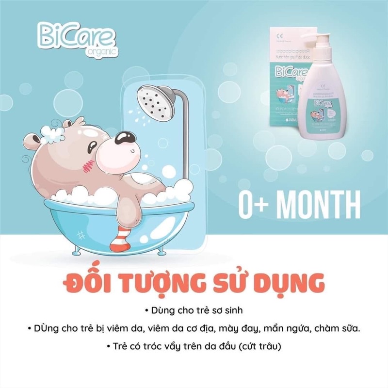 TẮM GỘI ORGANIC BICARE