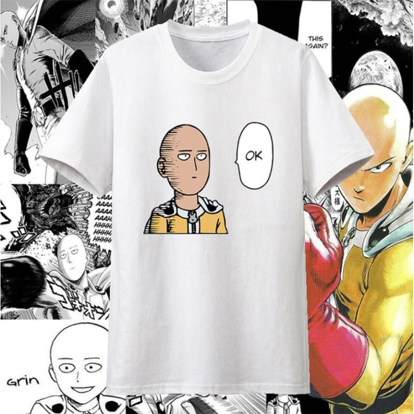 HOT SALE -  BST Áo Thun ONE PUNCH MAN thánh phồng tôm cực chất | áo saitama punch man đẹp /gia tôt nhất