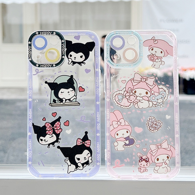 Ốp Điện Thoại Họa Tiết Hoạt Hình Kuromi Cho iPhone 14 Plus Pro Max 13 12 11 Pro Max X XR XS Max 8 7 Plus SE 2020