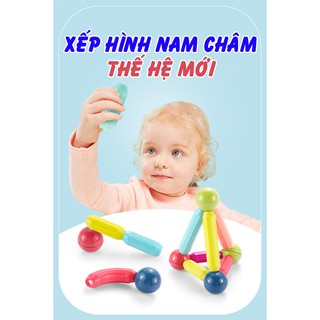 Bộ xếp hình nam châm - Bé xây thế giới mơ ước