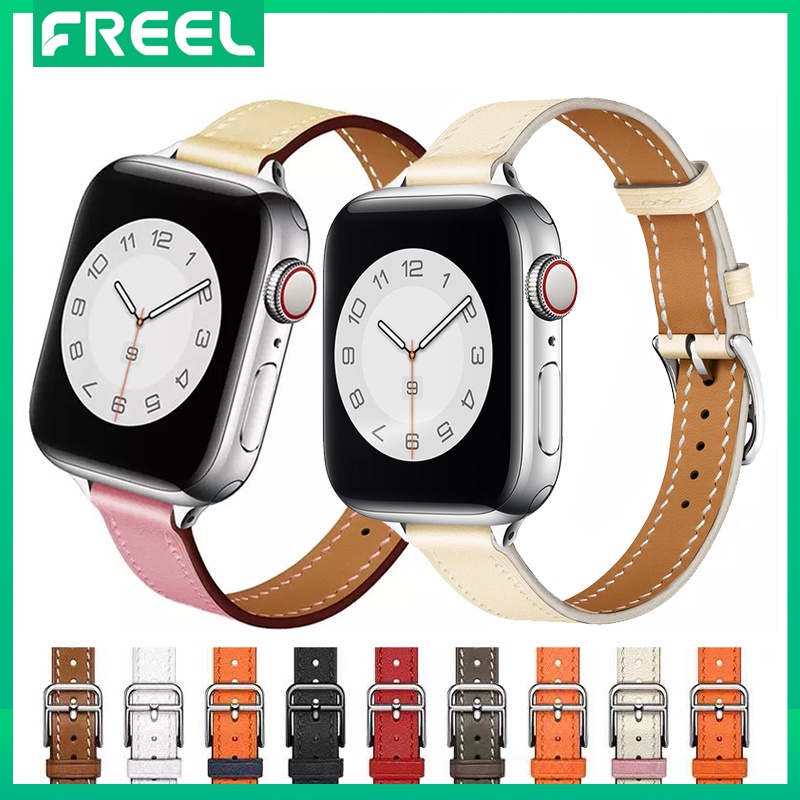 Dây Da Thay Thế Cho Đồng Hồ Apple 44Mm 40Mm 45Mm/41Mm 42Mm 38Mm series 7 Iwatch 3 4 5 SE 6 7