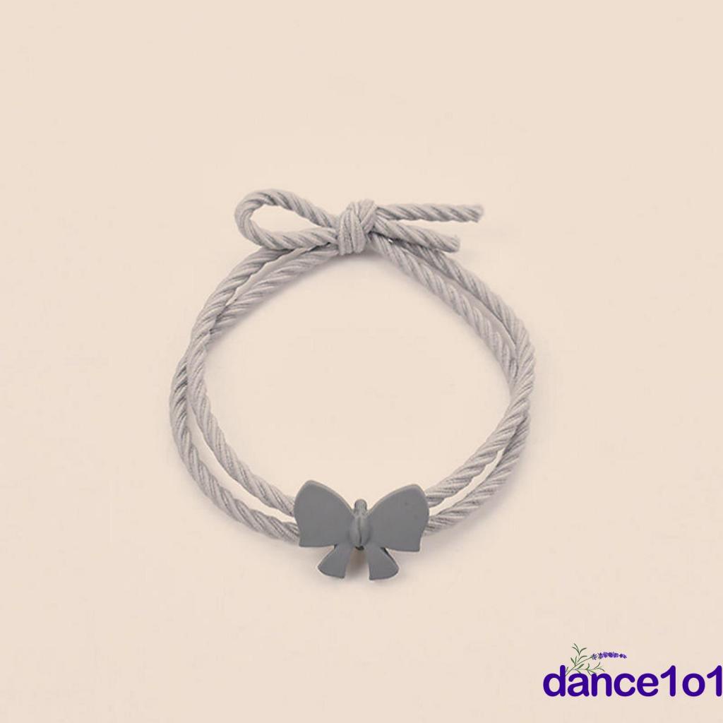 Dây buộc tóc đính nơ thiết kế co giãn thời trang
