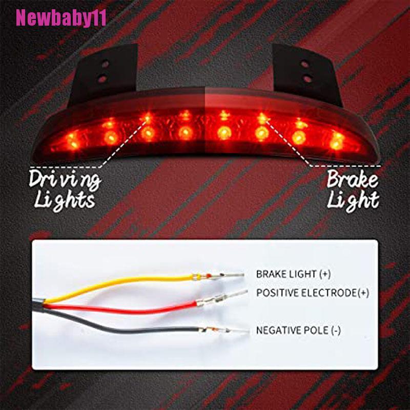 Đèn Led Phanh Gắn Đuôi Xe Mô Tô XL883 1200 Newbaby11