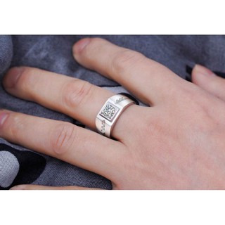 Nhẫn nam nữ bạc 925 đính đá ring for wedding