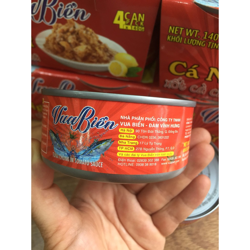 CÁ NGỪ XỐT CÀ CHUA VUA BIỂN/ ĐÀM VĨNH HƯNG 140G DATE 2025