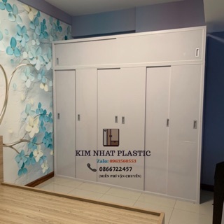 Tủ nhựa Đài Loan cửa lùa nhận làm theo yêu cầu freeship