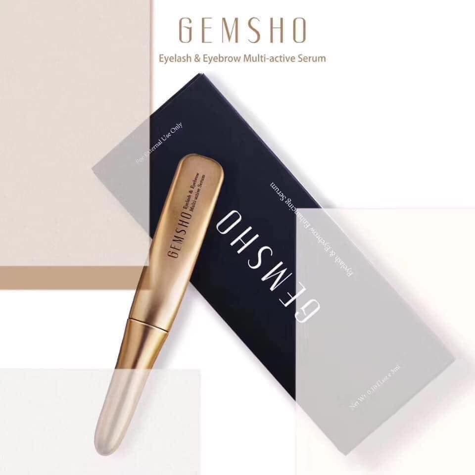 Serum Dưỡng Và Kích Mọc Mi Gemsho Giúp Dài Mi Đen Mày