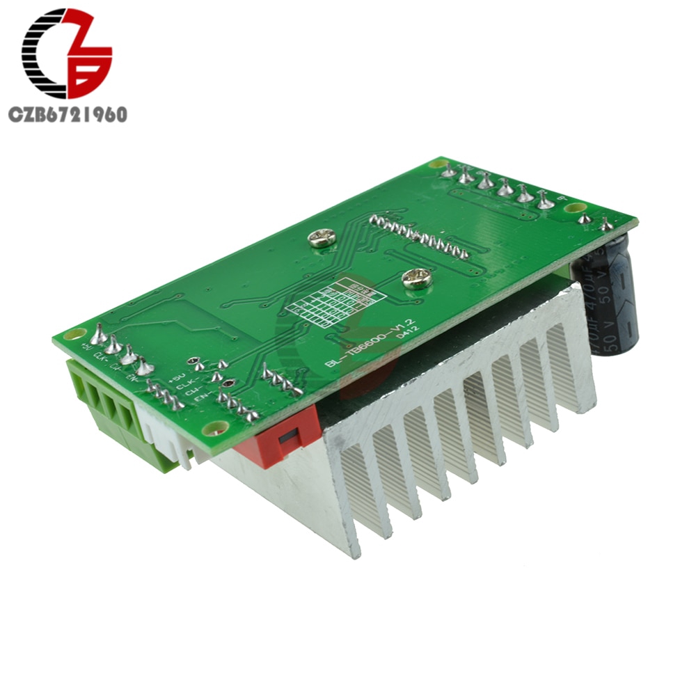 TB6600 DC 10V-45V 4.5A CNC Single-Axis Stepper Motor Driver Controller Board 6N137 High Speed Optical Coupler Automatic Current