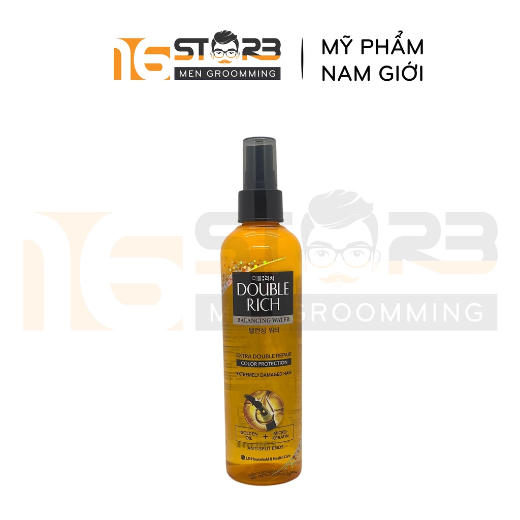 Nước Xịt Dưỡng Tóc Khô Sơ &amp; Hư Tổn Double Rich 250ml