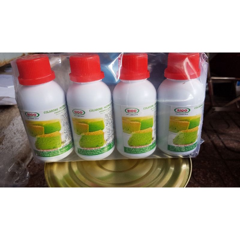 Hương thực phẩm Bico 100g hương lá dứa, môn, sầu riêng, dâu, cam 100g