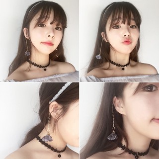 [Hot] Cài tóc giả bông tai Hàn Quốc