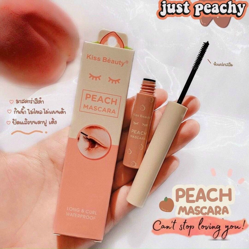 Mascara Kiss Beauty Peach | WebRaoVat - webraovat.net.vn