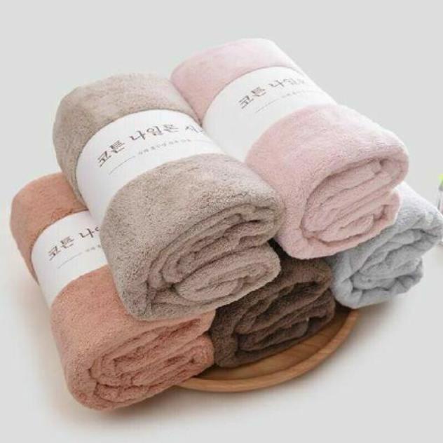 Khăn tắm xuất Hàn cao cấp chất lông cừu 70*140cm  chuyên sỉ sll