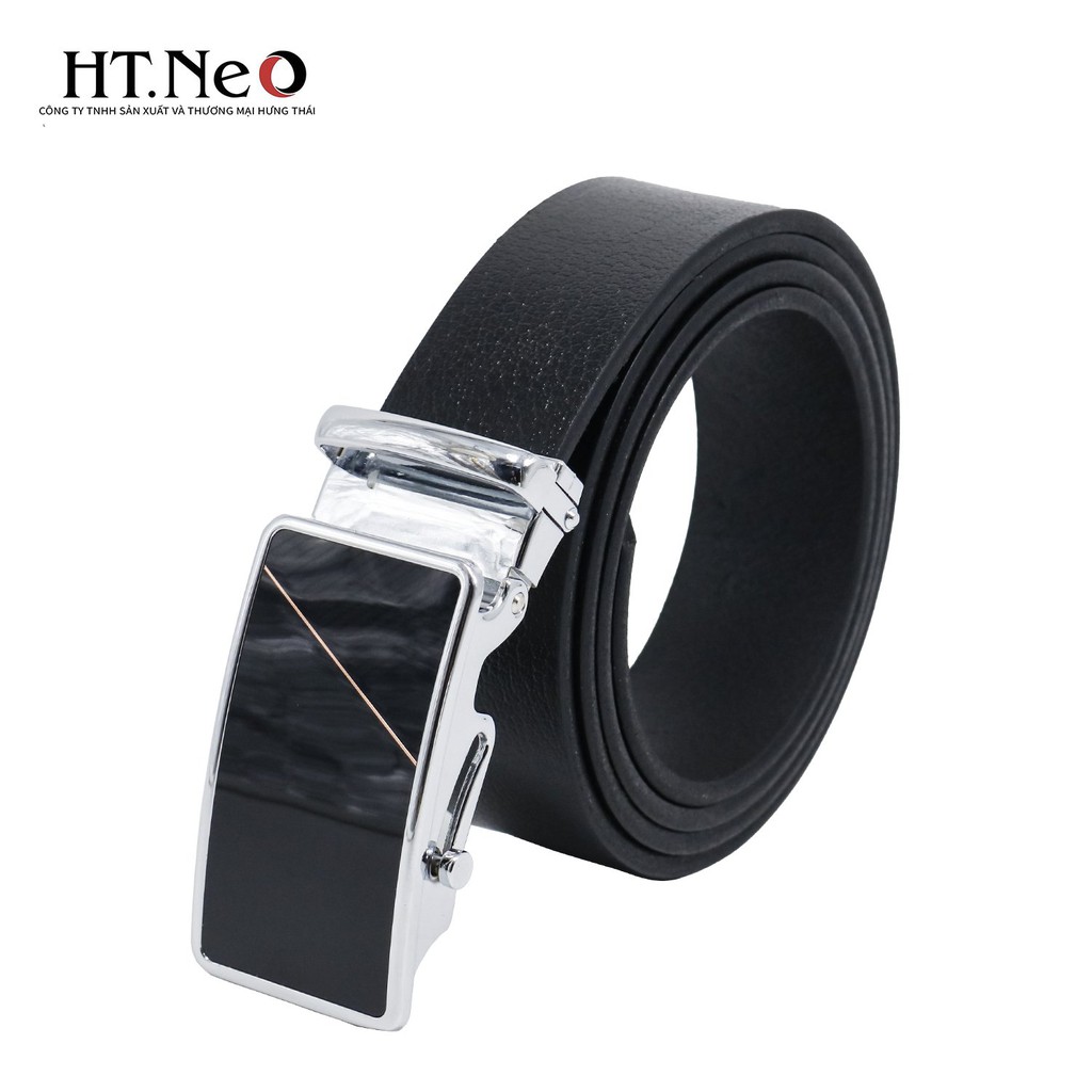 Dây lưng da HT.NEO da bò tự nhiên cắt nguyên miếng, mặt khóa đồng chống hoen rỉ, nhiều lựa chọn DL02