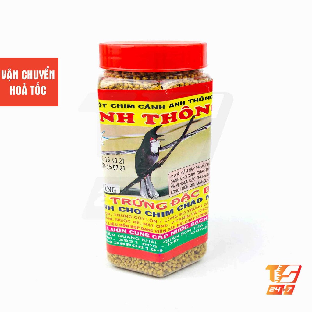 Hũ Thức Ăn Chim Chào Mào Anh Thông 550g - Cám Chim Chào Mào