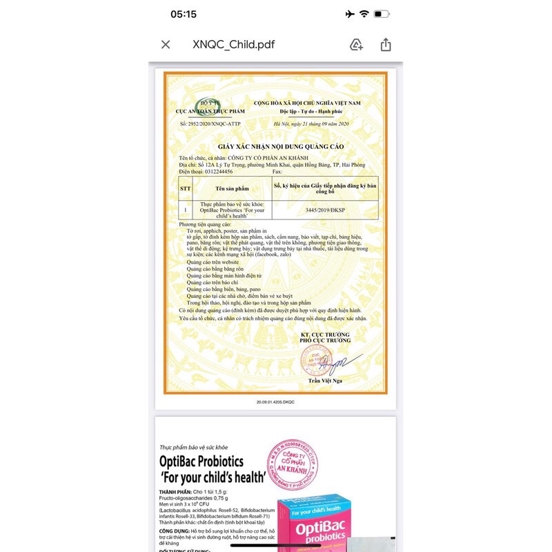 Men Optibac Probiotics Hồng dạng giọt Drops chuẩn UK 30ml
