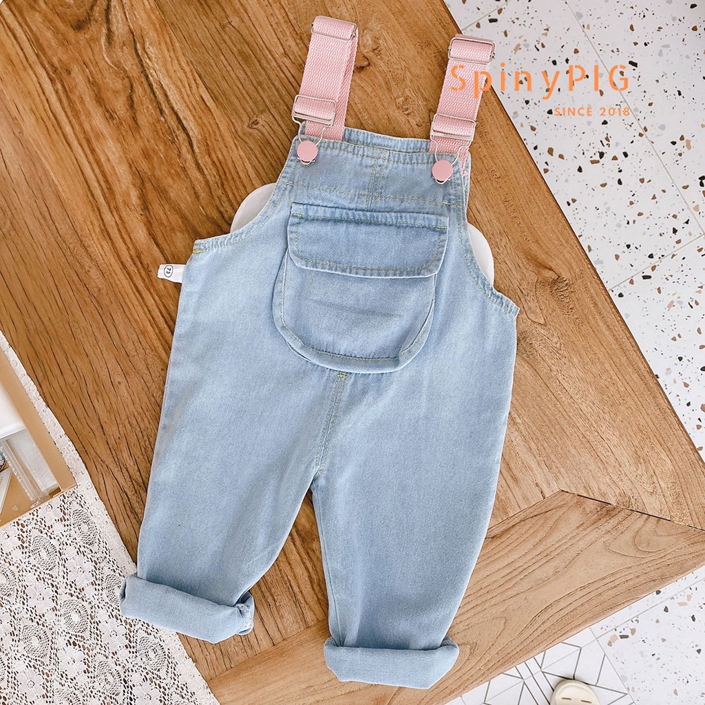 Quần yếm bò cho bé 0-3 tuổi đính cánh thiên thần siêu đáng yêu