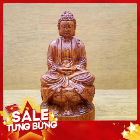 Tượng phật a di đà bằng gỗ hương giá rẻ