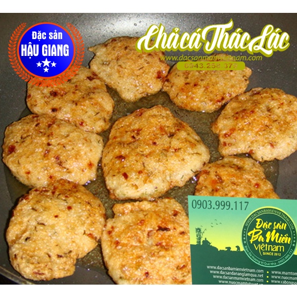 Chả các thác lác nguyên chất - túi 500g - Đặc sản Hậu Giang