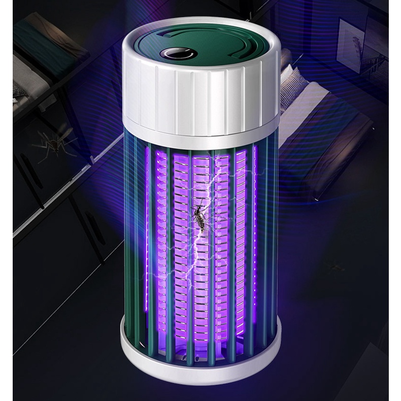 Đèn Bắt Muỗi ZY-12 công nghệ đèn led công suất 5W, cổng sạc USB