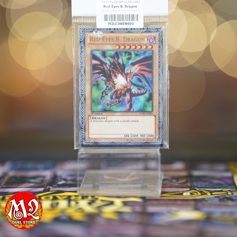 Thẻ bài LCJW-EN003 Red Eyes B. Dragon độ hiếm ULTRA RARE phát hành năm 2013 - Bảo quản M2SCCQ-LITE