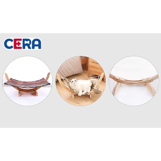 Võng Mèo Cao Cấp (Trọn Bộ Khung Gỗ và Võng)