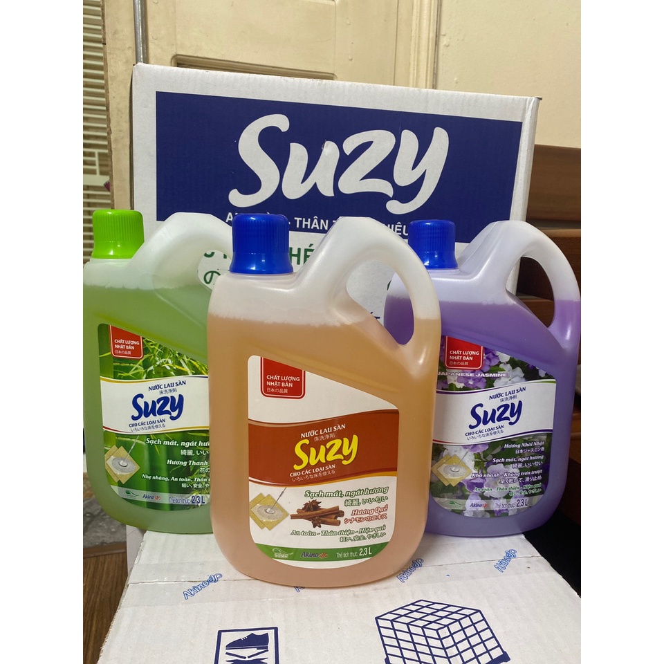 (Chính Hãng) Nước Lau Sàn SUZY 2,3L Diệt Sạch Vi Khuẩn - Chất Lượng Nhật Bản