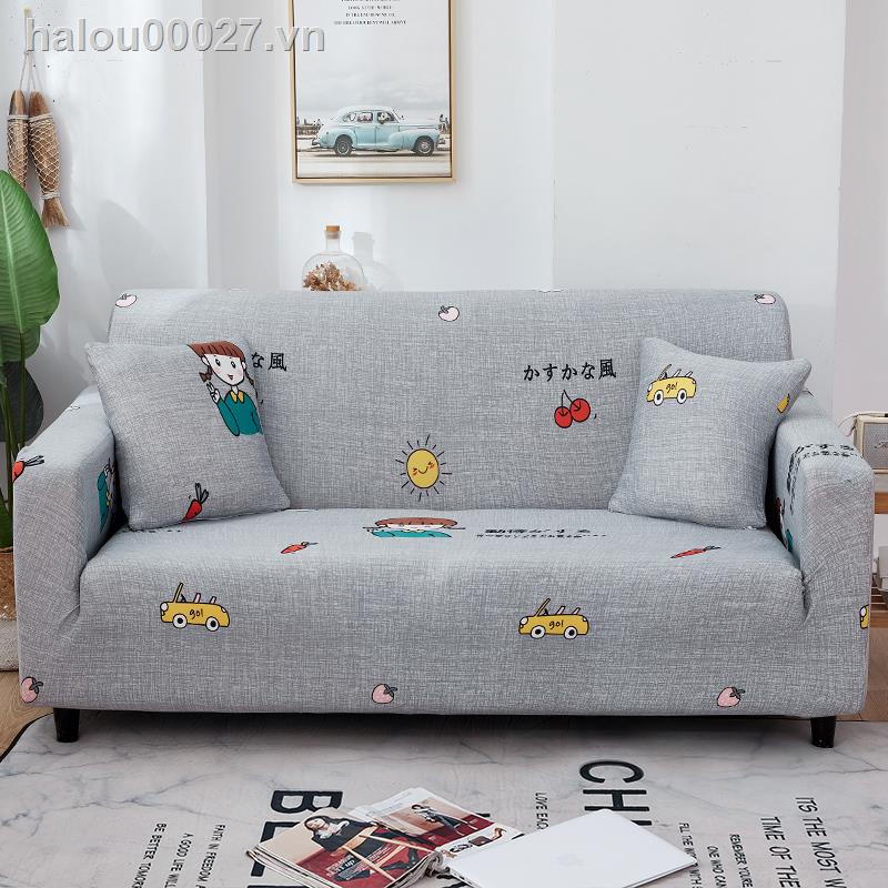 home✣Ghế sofa căng bao gồm tất cả bao gồm chữ vạn bọc sofa phổ thông ghế sofa đơn đôi lười sofa khăn trải đầy đủ bốn mùa