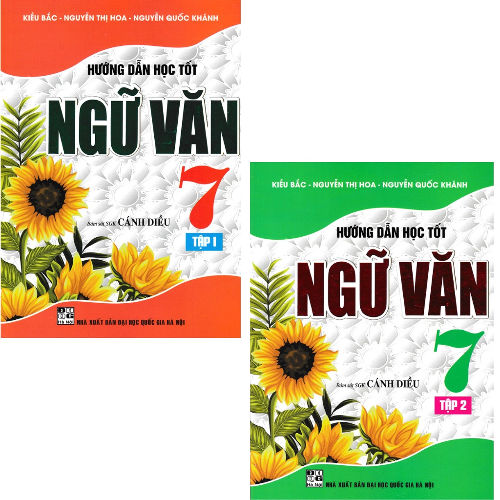 Sách - Combo Hướng Dẫn Học Tốt Ngữ Văn 7 (Bám Sát SGK Cánh Diều) (Bộ 2 Cuốn)