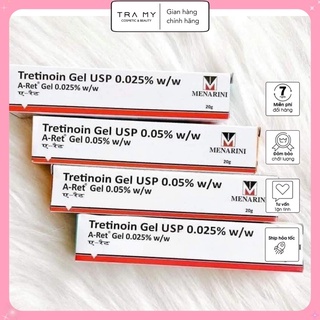 Gel tretinoin aret 0.1%, 0.05%, 0.025% hỗ trợ giảm mụn