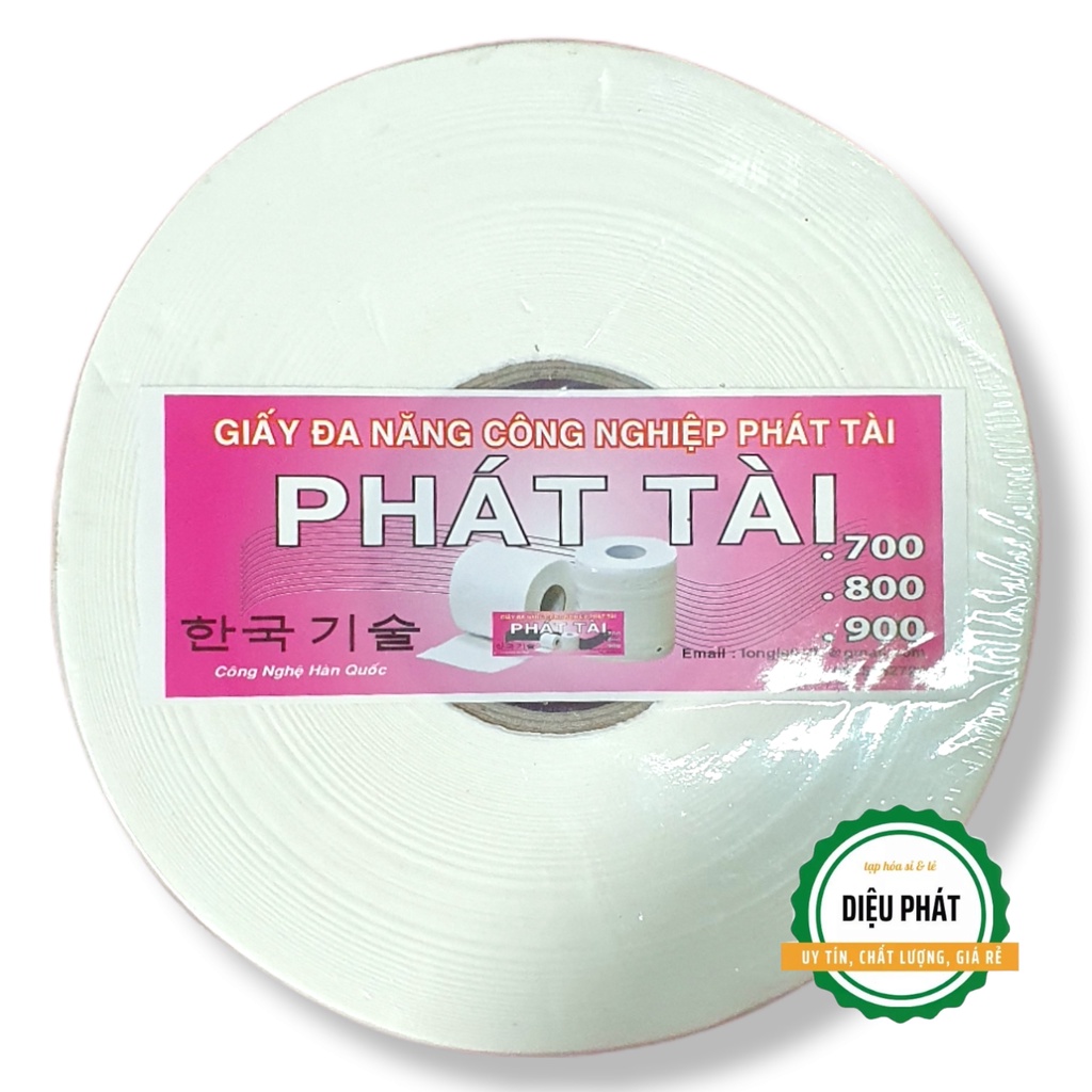 ⚡️ Giấy Vệ Sinh Cuộn Lớn Phát Tài 2 Lớp 700g