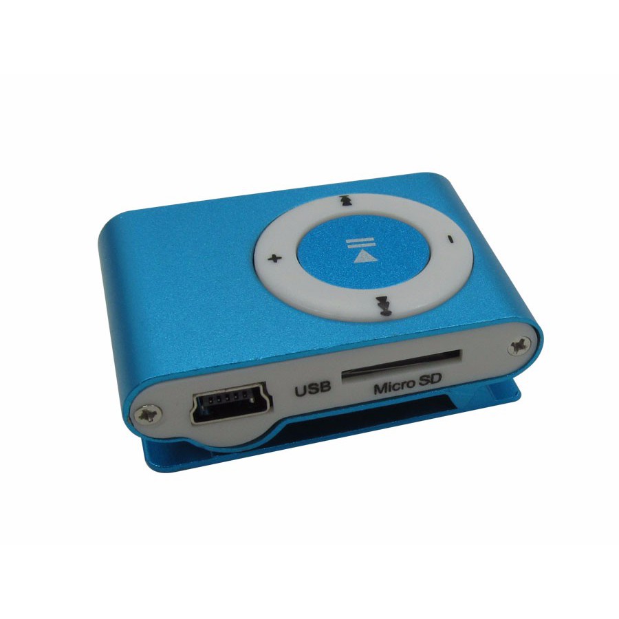 Máy Nghe Nhạc Mp3 Mini 100% Chính Hãng Với Khe Cắm Thẻ Nhớ Micro Sd Và Kẹp 8 Màu