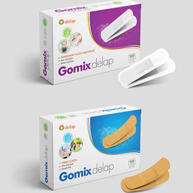 [QUÀ TẶNG] Băng gạc chống nước Gomix Delap hộp 100 miếng