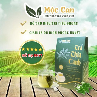 Trà Túi lọc - Trà Thìa Canh Mộc Can-Giúp giảm đường huyết, hỗ trợ điều trị đái tháo đường tuyp 2-Trà túiloc