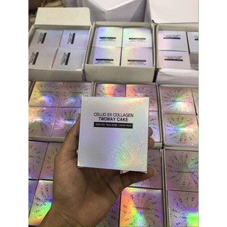 Phấn Phủ 2 Lõi Cellio Ex Collagen Twoway Cake