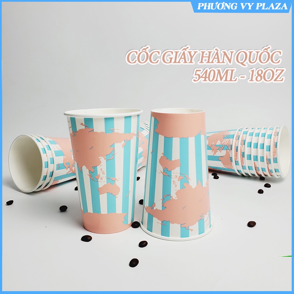 50 cốc giấy 540ml Global 18OZ