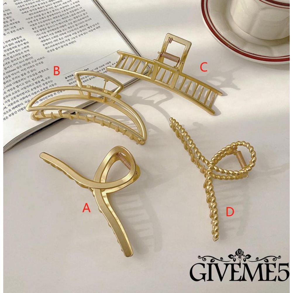 Kẹp tóc hỗ trợ rửa mặt hình cá mập màu sắc đơn giản cho nữ