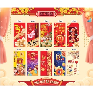 Sỉ 1000 Lì Xì Tết 2022 (tặng kèm túi bóng)