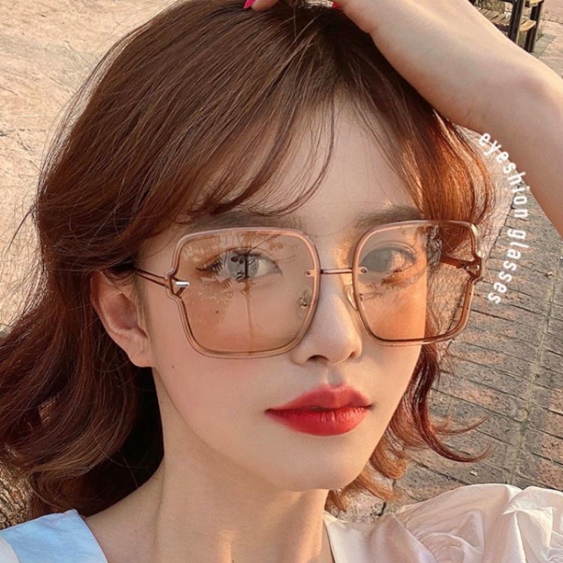 (JIUERBA) Kính Râm Thời Trang Không Gọng Chống Tia UV