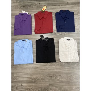ÁO SƠ MI NAM LỤA TRƠN TAY DÀI