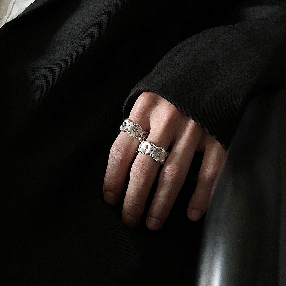 Nhẫn Hở Hình Hoa Cúc