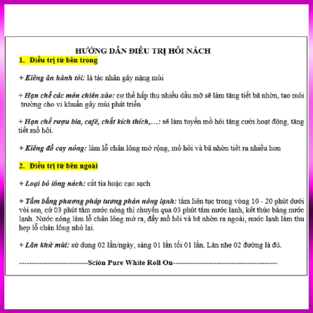 Lăn Khử Mùi Scion mẫu mới ngừa HÔI NÁCH | BigBuy360 - bigbuy360.vn