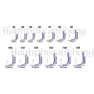 Hộp 50 Lưỡi Câu Thép Titan (Mã: SP)