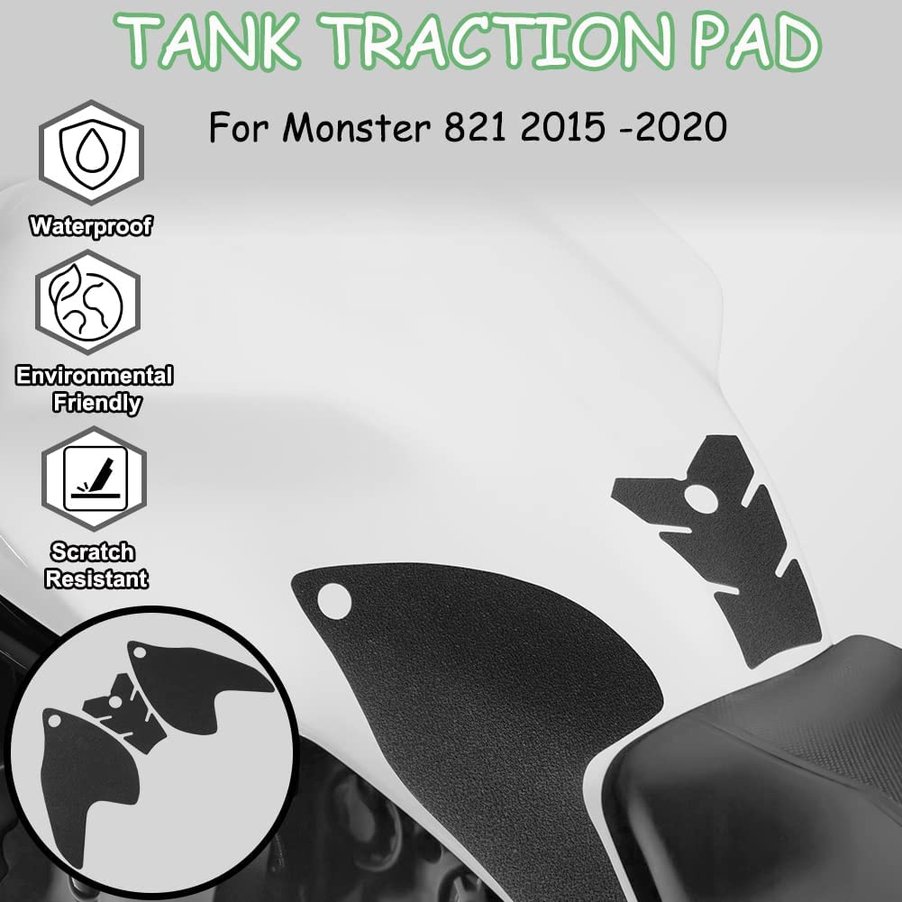 Miếng Dán Bảo Vệ Bình Xăng Chống Trượt Cho Ducati Monster 821 Monster821 2015 2016 2017 2018 2019 20