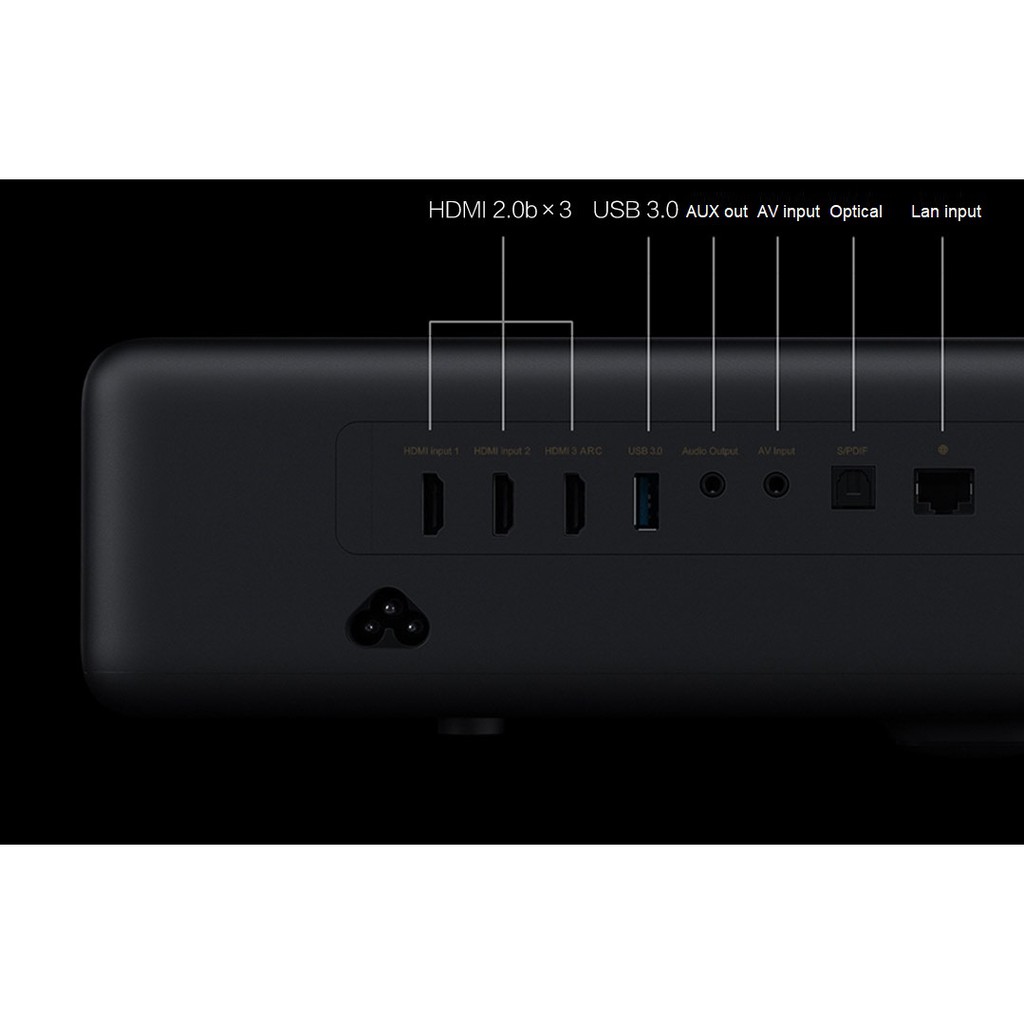 MÁY CHIẾU XIAOMI LASER PROJECTOR 1S 4K MÀU ĐEN  .