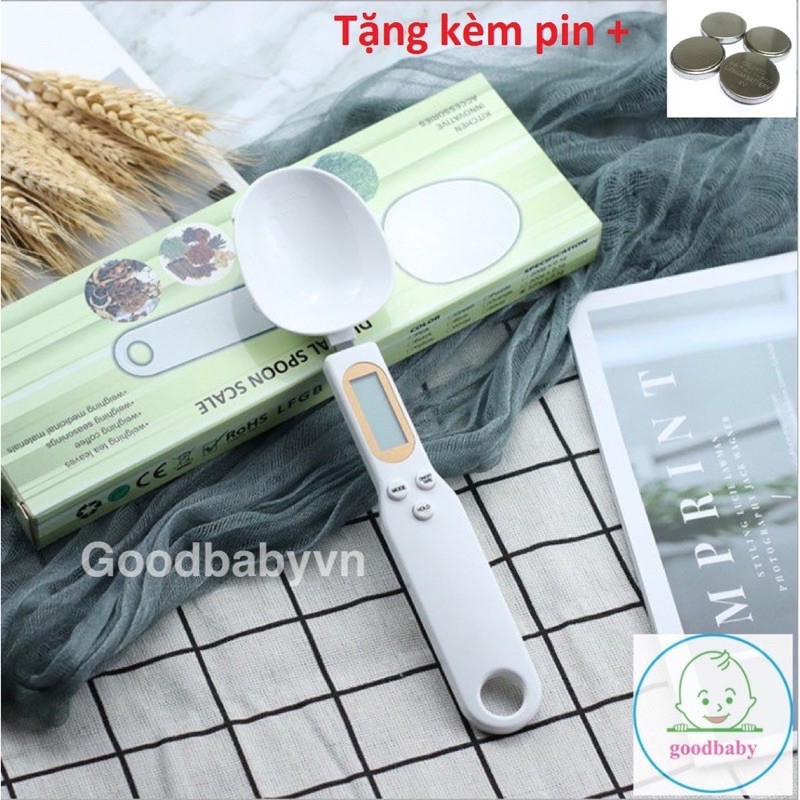 Cân tiểu ly dạng thìa đong gia vị,đồ ăn dặm cho bé 500g